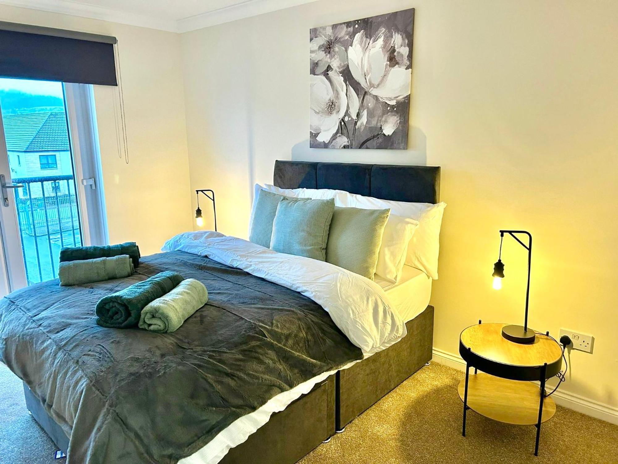 Central Cosy Riverview Apartment 2 Bed, 2 Bath, Free Parking / Wifi Ίνβερνες Εξωτερικό φωτογραφία