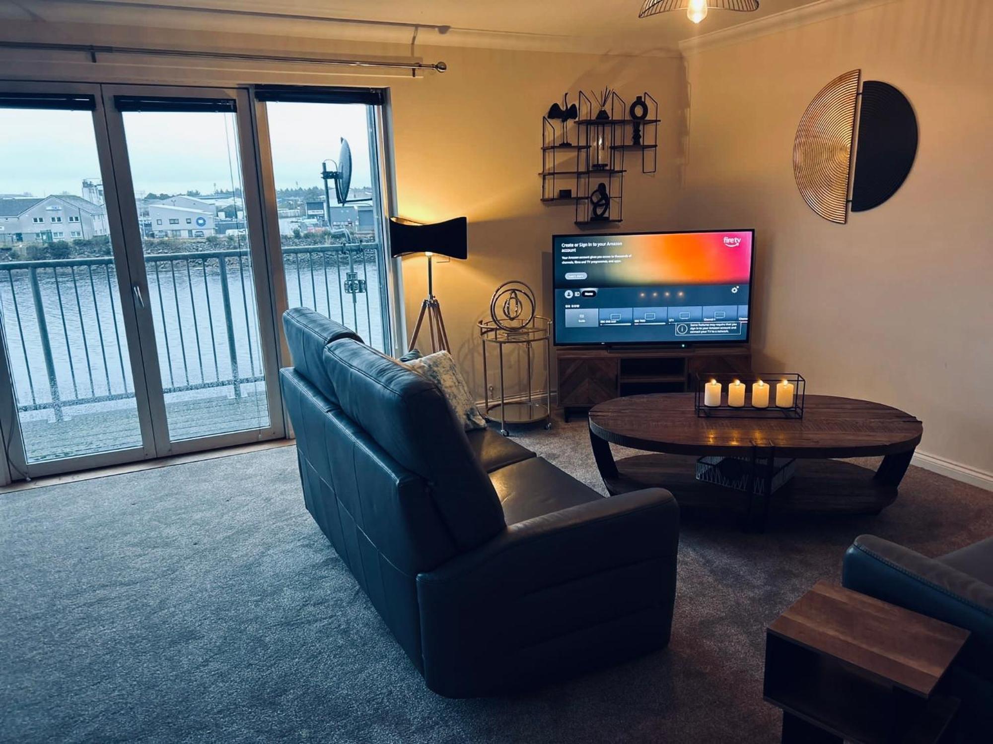 Central Cosy Riverview Apartment 2 Bed, 2 Bath, Free Parking / Wifi Ίνβερνες Εξωτερικό φωτογραφία